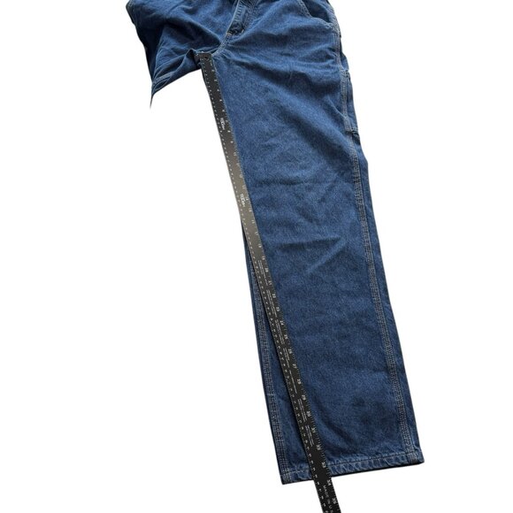 Carhartt Flame Resistant Carpenter Pants Jeans Mens Sz 32x34 FRB13-DNM NFPA 2112 - Picture 7 of 12